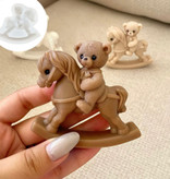 شمع تدی اسب سوار
