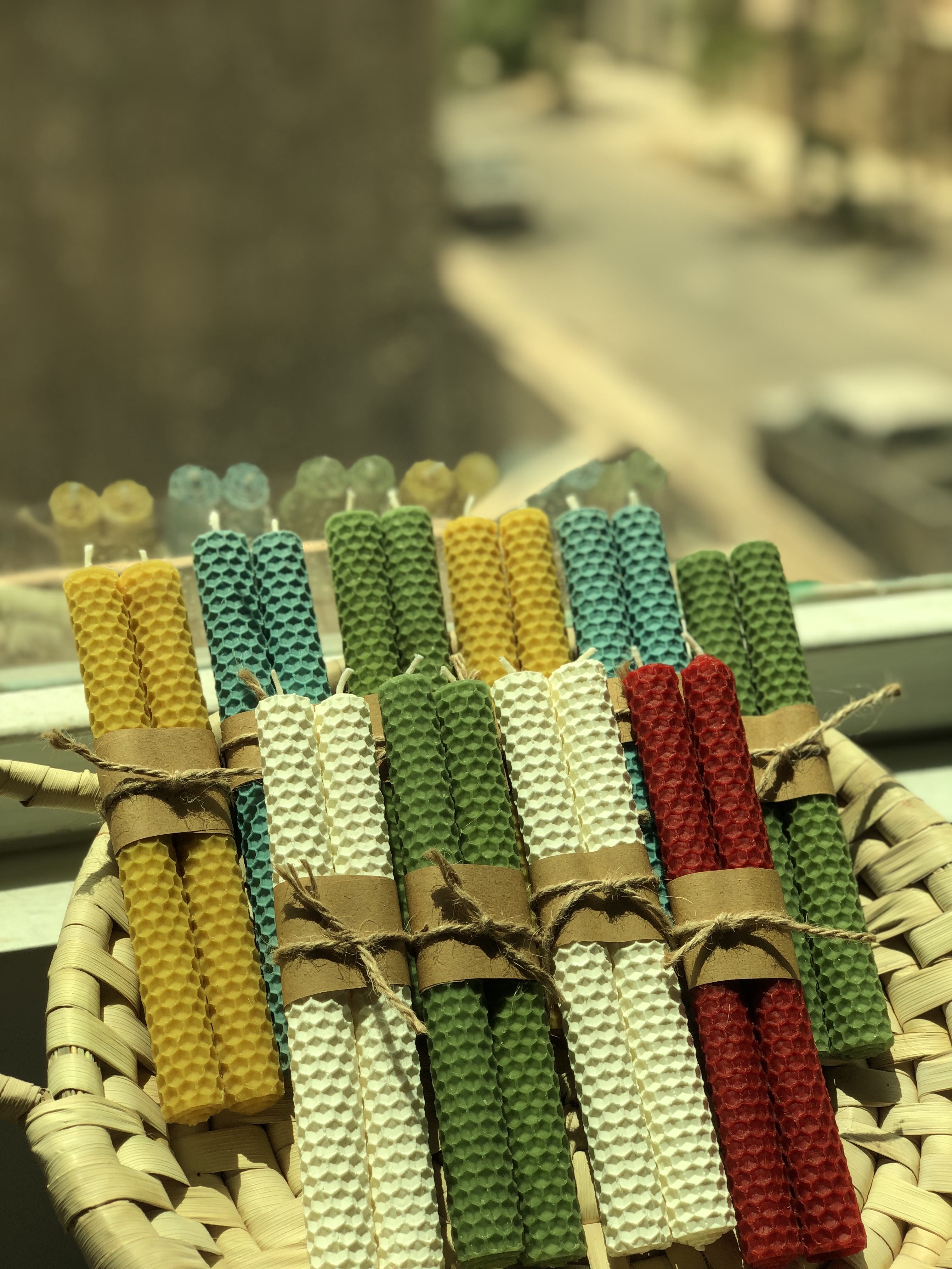 شمع موم عسل